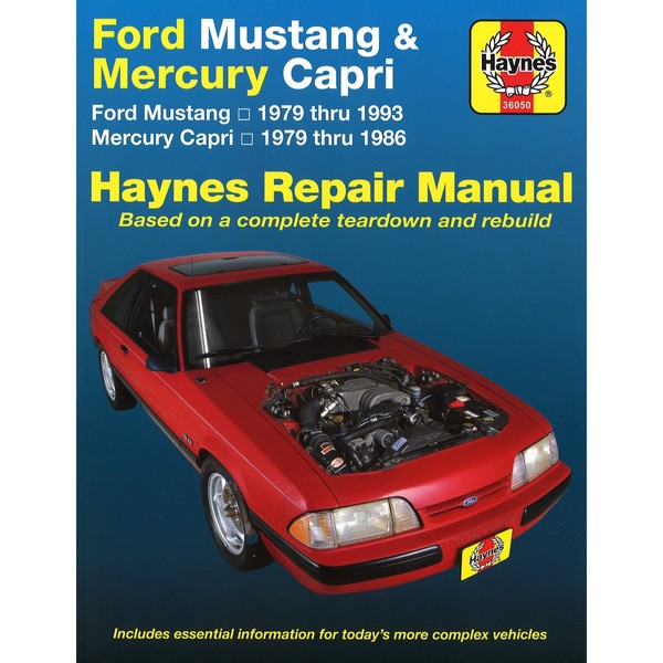 Ford Mustang Mercury Capri 1979-1993 USA US Import Repair Manual Haynes-image