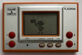 Nintendo Game & Watch Flagman FL-02 Handheld Electronic Game w/ Manual