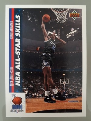 1991-92 Upper Deck Nick Anderson #477 All-Star Skills NBA Basketball