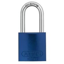 Abus 72 Hb/40-40 Ka Blue Lockout Padlock, Keyed Alike, Aluminum, Blue, 1 1/2 In