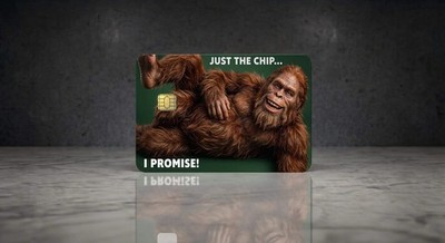 Bigfoot ''Just The Chip'' Credit Card Skin