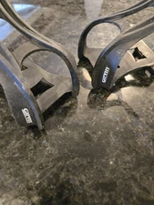 Vintage Girvin Mtb Toe Clips Black Used Good Condition