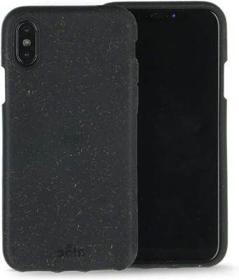 Pela iPhone XS Max Hülle Umweltfreundlich 100% Biologisch Abbaubar Backcover Schwarz