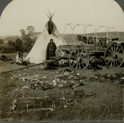 #ad #ad Native American Photo 1900 Sioux Nation Indian Bear Fur Camp Plains Lakota 14803 $71.10