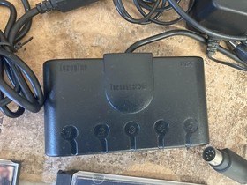 NEC TurboGrafx-16 System Console Bundle LOT w/2 games, controllers turbo tap