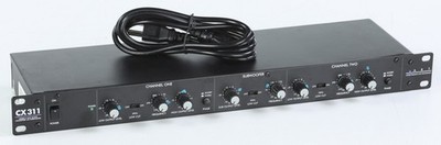 ART CX311 2-way Crossover with Subwoofer Output - Rackmount
