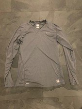 Nike Pro Dri Fit Long Sleeve Shirt Youth Large 12-14 Gray FREE SHIPPING