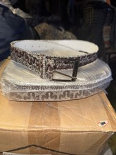 Brown glitter belt
