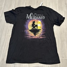 Disney Little Mermaid T Shirt  L  Sunset Ariel Graphic Tee Unisex