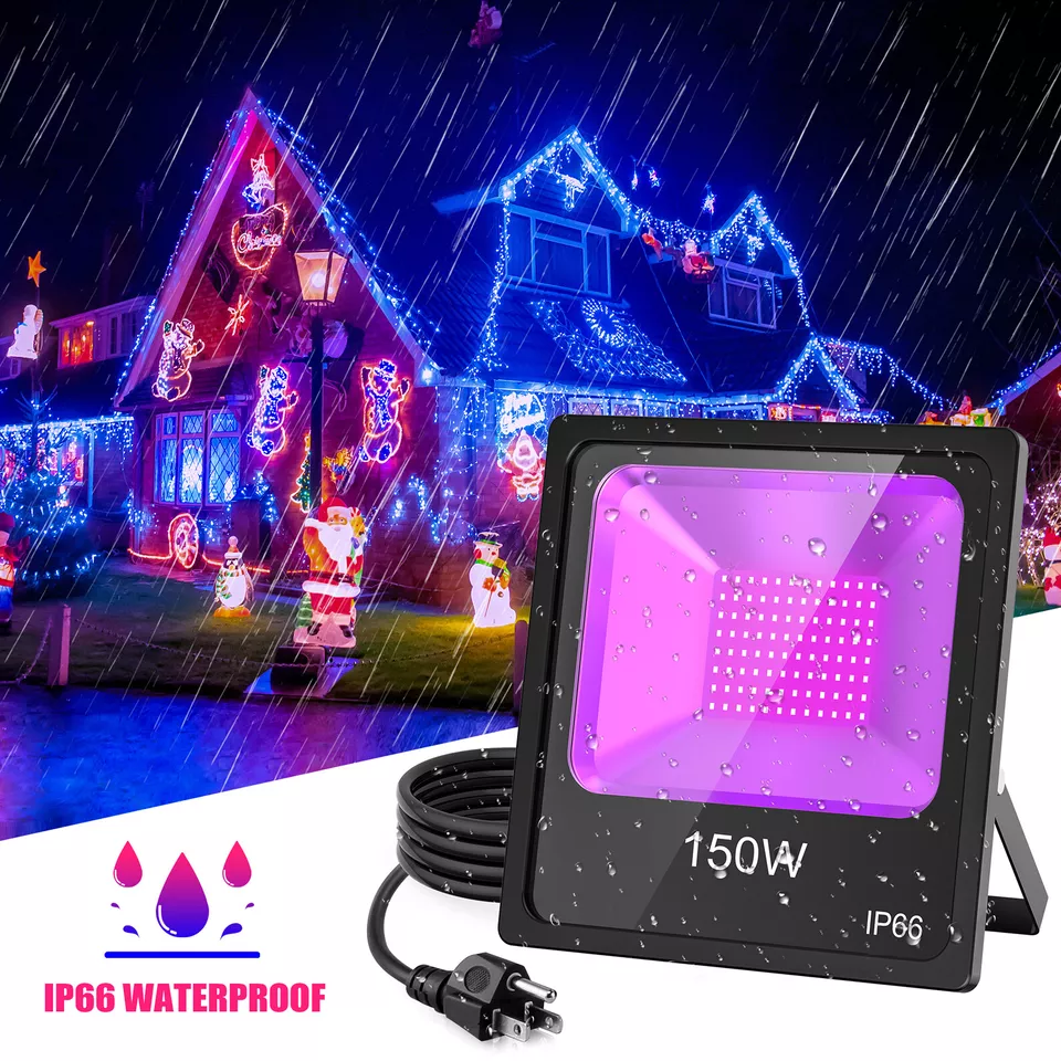 150w IP66 LED Black Light Neon Glow for Glow Party Halloween Fluorescent Poster - Image 3 of 4