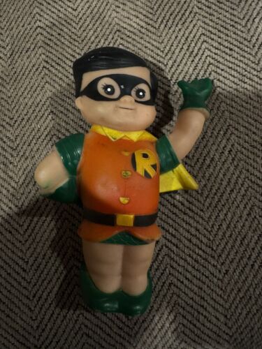 Super Junior DC Comics Robin The Boy Wonder Vinyl Squeeze Toy 1978