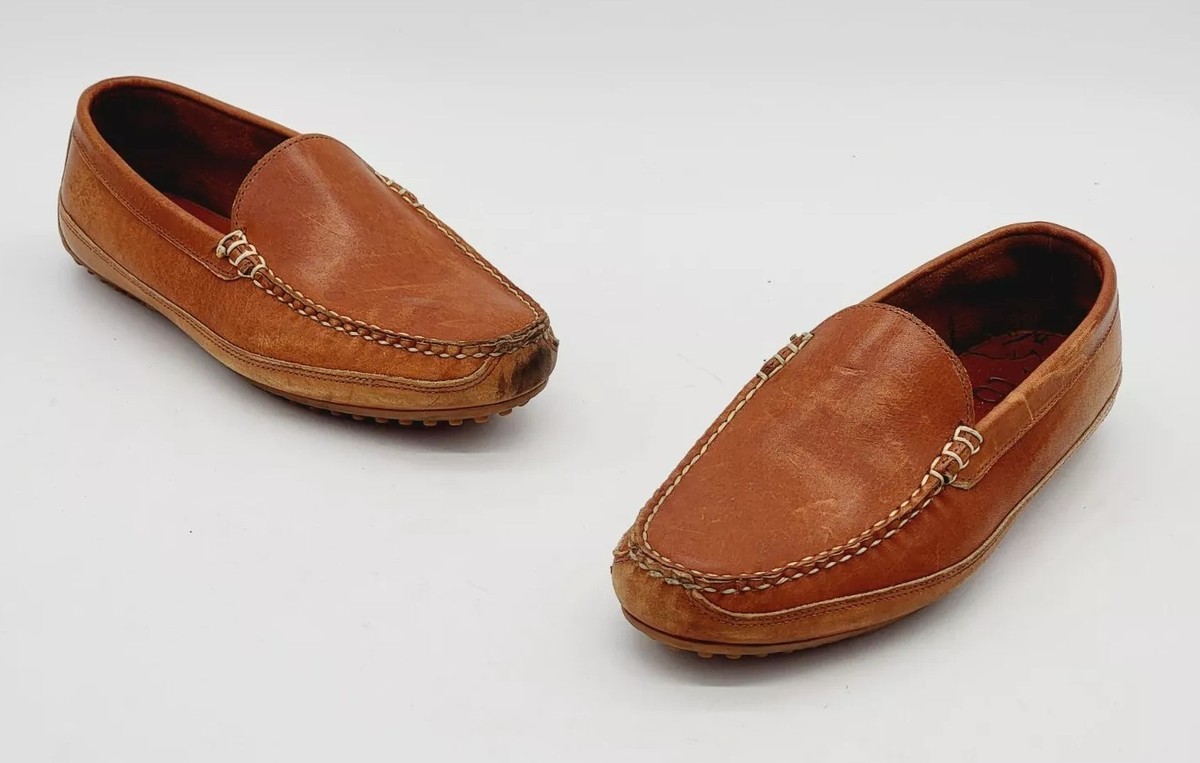 Allen Edmonds Interstate 90 Brown Leather Loafer Slip On 