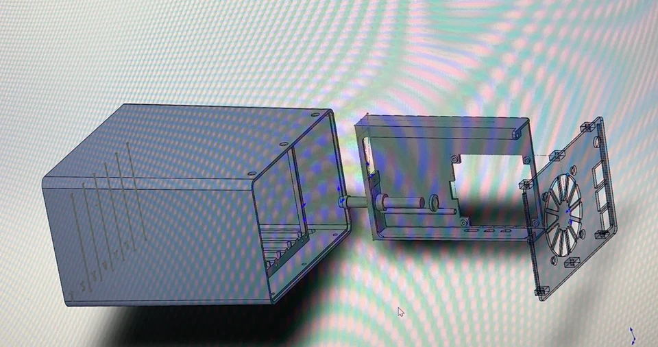 raspberry pi 5 Nas case With Brass Screw Inserts. - Image 2 of 4