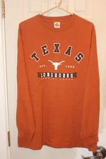 burnt orange Texas Longhorns long-sleeve graphic t-shirt - adult XL