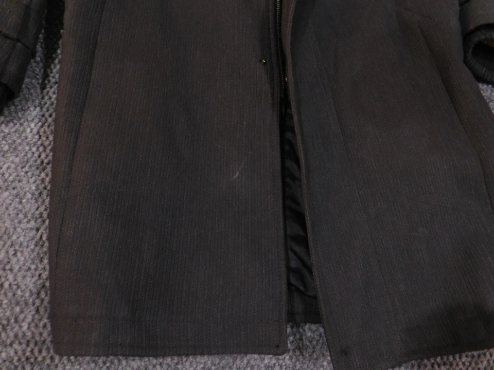 Zara Куртка Мужская Средне-серая Тренч Пальто Бизнес Повседневная Шерсть - Изображение 3 из 4