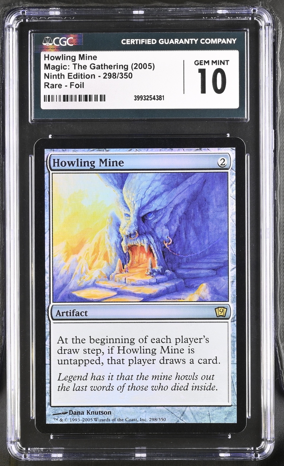 HOWLING MINE 9th Edition Foil Rare CGC 10 Gem Mint MTG [Nostalgium] | eBay
