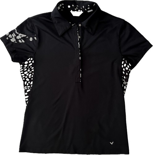 NEW CALLAWAY Opti-Dri Golf Polo Shirt - 3XL - Black Heather - NWT