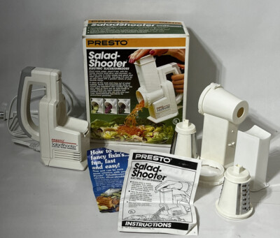VTG PRESTO Professional Salad Shooter Electric Slicer Shredder #02910