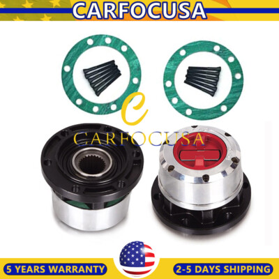 2 PCS MANUAL LOCKING HUB FOR SUZUKI SAMURAI SIERRA SIDEKICK LOCK OUTS AVM438HP