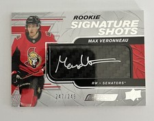 2019-20 Upper Deck Engrained Rookie Signature Shots Maz Veronneau #RSS-MV  /249