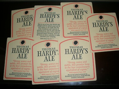 NEW BEER MAT COASTERS Set of 7 Thomas Hardy's Ale