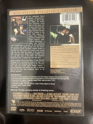 Jack the Ripper DVD 1976 Jess Franco KLAUS KINSKI EuroHorror UnCut