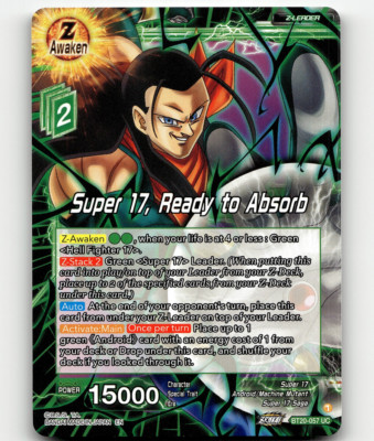DBS CCG Super 17, Ready to Absorb Power Absorbed UC
