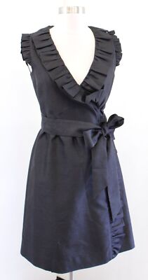 aubrey ruffle dress in black Natalie Rolt Aubrey Dress Black main image 0