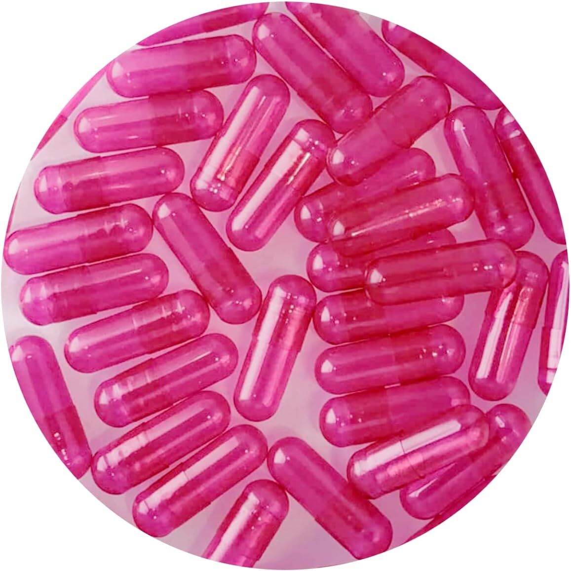 100 Size 5 Sall Tiny Clear Epty Gelatin Capsules Gelatine Hard Pill - View #5