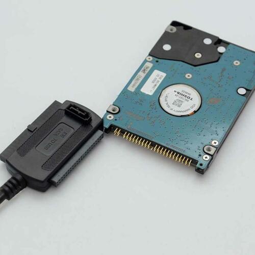 Câble convertisseur adaptateur USB vers IDE 2.0 pour disque dur 2.5 3.5 HD Sata^ - Picture 1 of 8