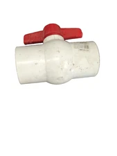 2" Ball Valve Proline 107-638 PVC Glue Slip Schedule 40 Quarter Turn 