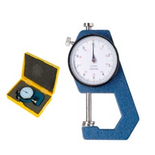 1Pc Dial Thickness Gauge 0-10mm/0-20mm Resolution 0.1mm Tester Measuring Tool