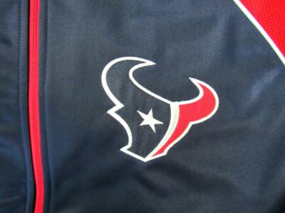 Houston Texans Men Medium - X-Large Embroidered Full Zip Track