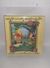  1 HTF Pre-owned Disney Winnie The Pooh Piglet Watering Garden 4x6 Photo Album