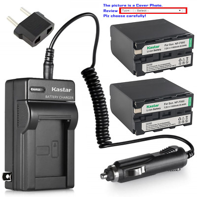 Kastar Battery AC Charger for Sony NP-F990 & Cyber-shot DSC-CD100 DSC-CD250