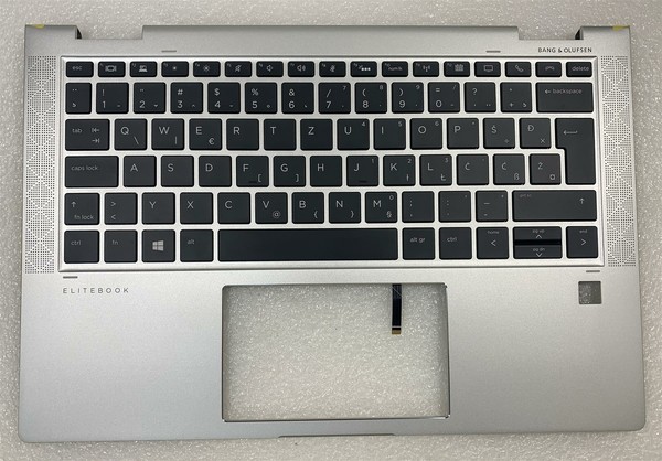 Hp Elitebook X360 1030 G3 G4 L70777-BA1 Slowenisch Tastatur Handauflage-image