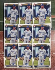 2023 Bowman Draft Carson Roccaforte (9) Card 1st Bowman Lot Royals #BD-140