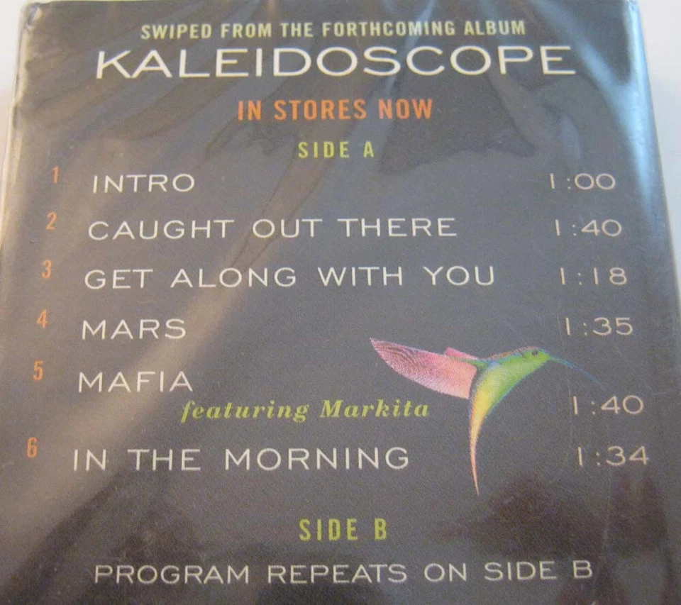 KELIS "Kaleidoscope Sampler (RARE PROMO)" CASSETTE! NEW! SEALED! 1999 - Image 2 of 4