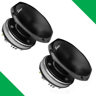 (2) TIMPANO AUDIO TPT-DH2000 450W 8 OHM 2'' EXIT ALUMINUM HORN + TITANIUM DRIVER