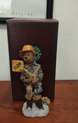 Boyds Bear 2885 Jack Hammer Hard Hat Brown Bear Construction 7" Figurine. CMS - Picture 1 of 12
