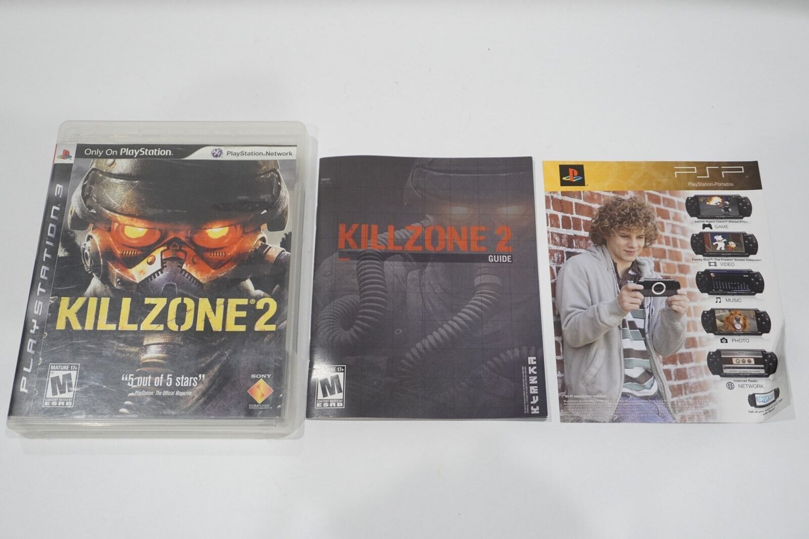 Killzone 2 & Killzone 3 Bundle Lot PS3 Sony PlayStation 3 Complete w/  Manual CIB