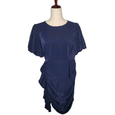vici blue dress Starlit Siesta Fringe Halter Mini Dress