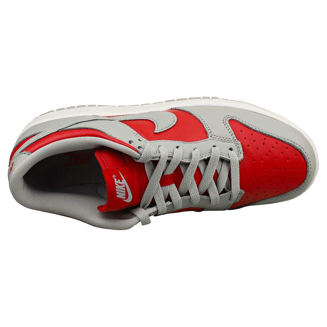 Nike Dunk Low QS グレー/レッド Nike Dunk Low Qs Mens Fashion Trainers in Grey Red - 9 US | eBay