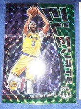 2022-23 Panini Mosaic Basketball Anthony Davis Elevate Green Reactive Card #10