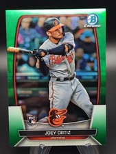 Joey Ortiz 2022 Bowman Chrome Rookie Green #68/99