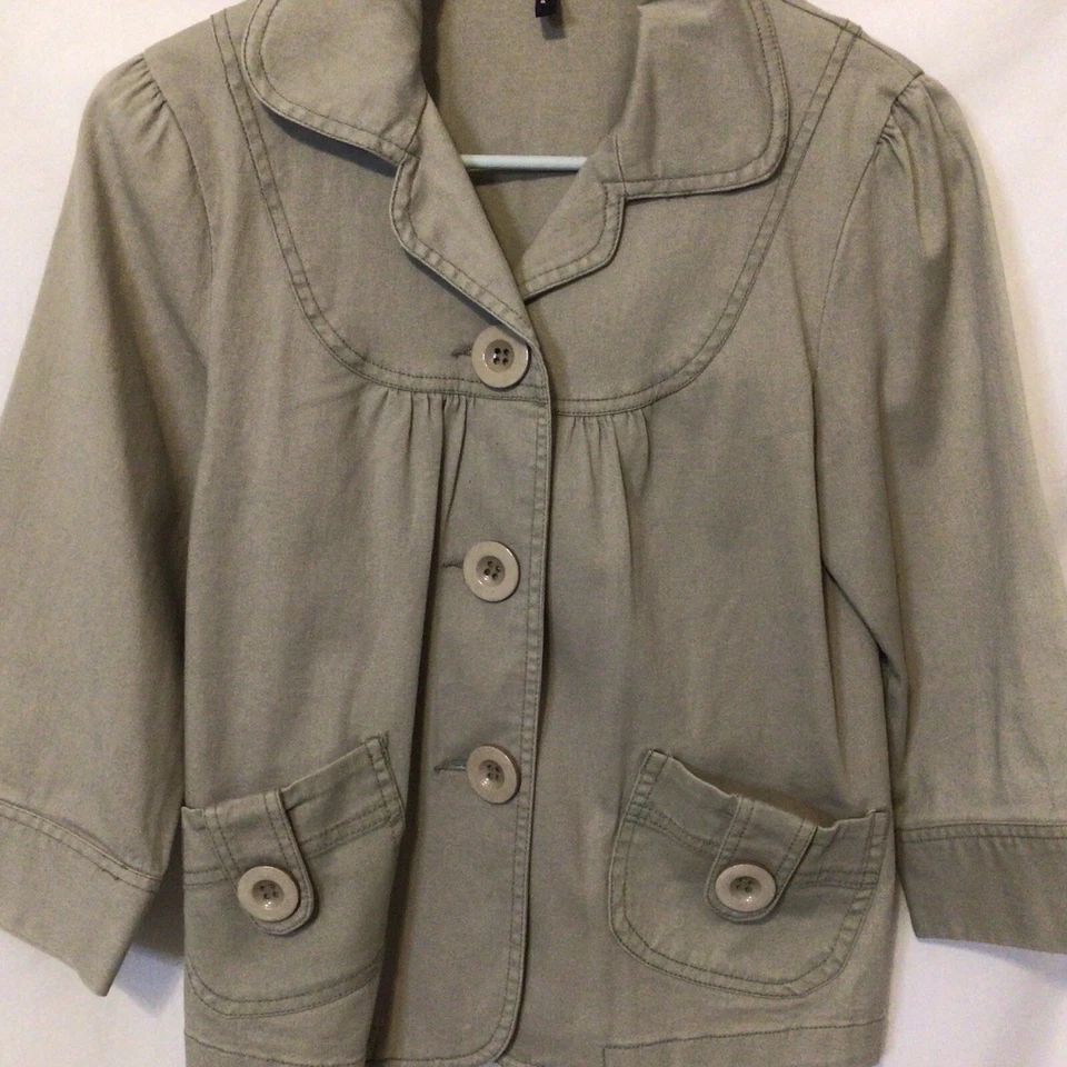 Chaqueta ligera ambition mujer manga 3/4 talla PS Foto 3 de 4