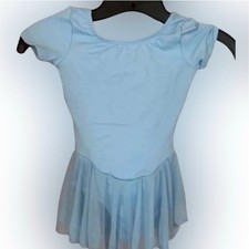 Body Wrappers Girls Leotard Sz 6X-7 NWT Blue