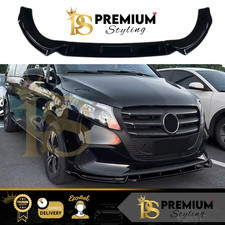 Mercedes V Klasse Vito Viano W447 Glanz Schwarz Frontsplitter Spoiler 2024+