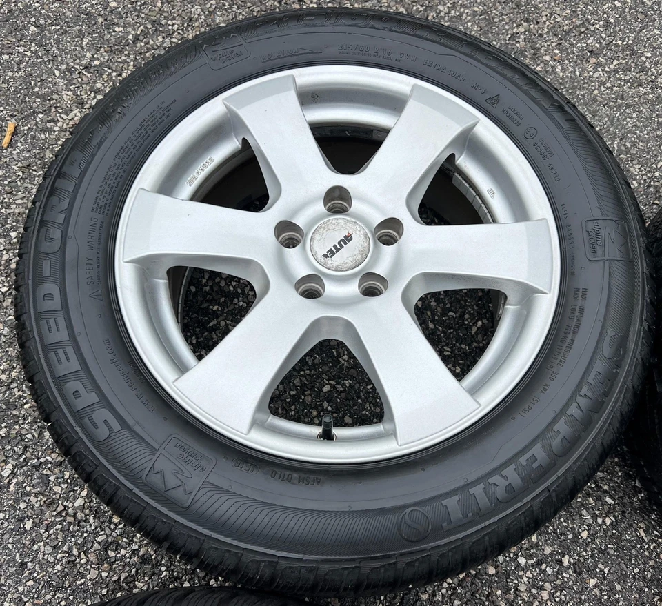 4 ALU 16" WINTERRÄDER PEUGEOT 508 607 215/60R16 99H SEMPERIT FREIHAUS - Bild 4 von 4