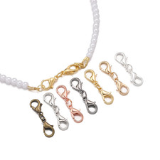 10PCS Double Lobster Clasp Connectors for Bracelet Necklace Jewelry Making